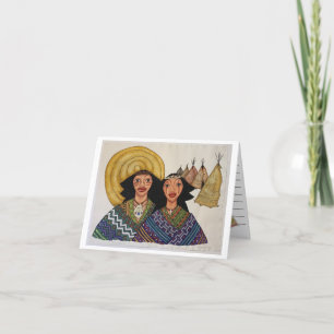 The two indians colorful Note Card