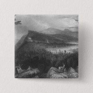 The Two Lakes and the Mountain House Pinback Button