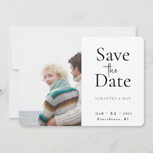 The Two of Us Photo Wedding Save the Date