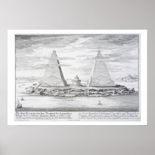 The Two Pyramids of Moeris, King of Egypt and his Poster
