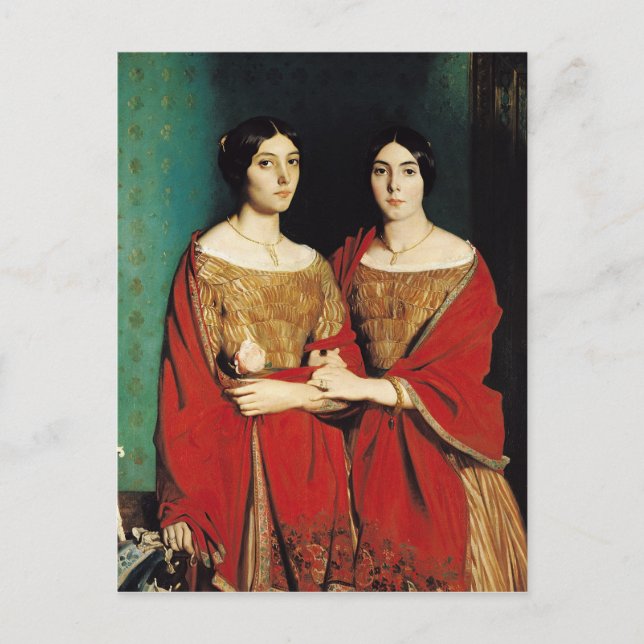 The Two Sisters, or Mesdemoiselles Chasseriau Postcard (Front)