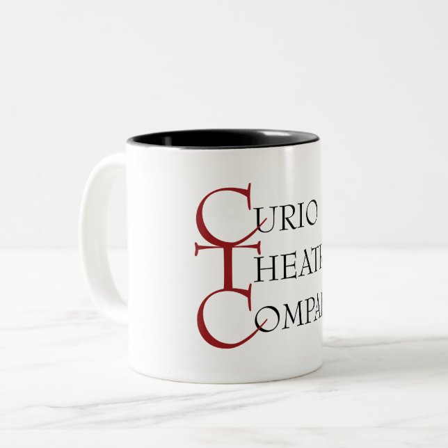 The two tone Curio mug! Two-Tone Coffee Mug (Front Left)