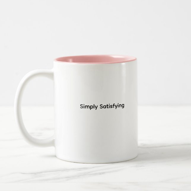 The two-tone Salmon interior mug (Left)