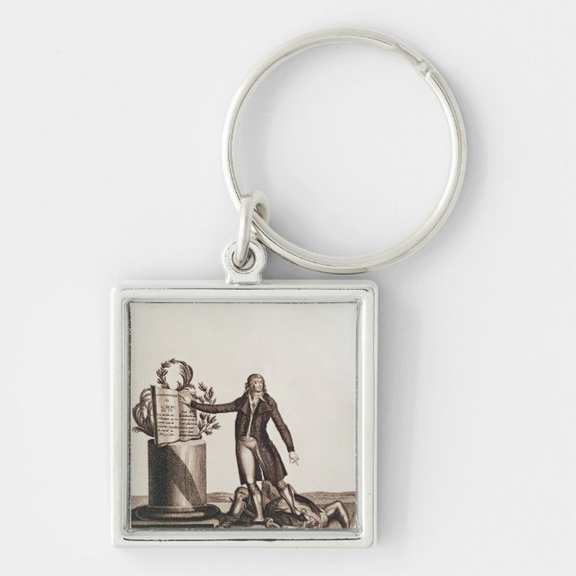 The Tyrant of the Revolution Crushed Keychain (Front)