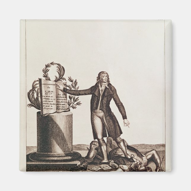 The Tyrant of the Revolution Crushed Magnet (Front)