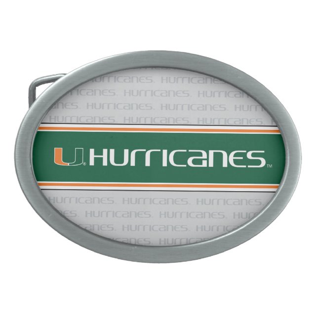 The U Hurricanes Belt Buckle (Front)