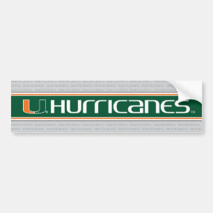 The U Hurricanes Bumper Sticker