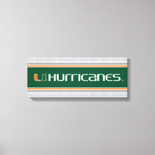 The U Hurricanes Canvas Print