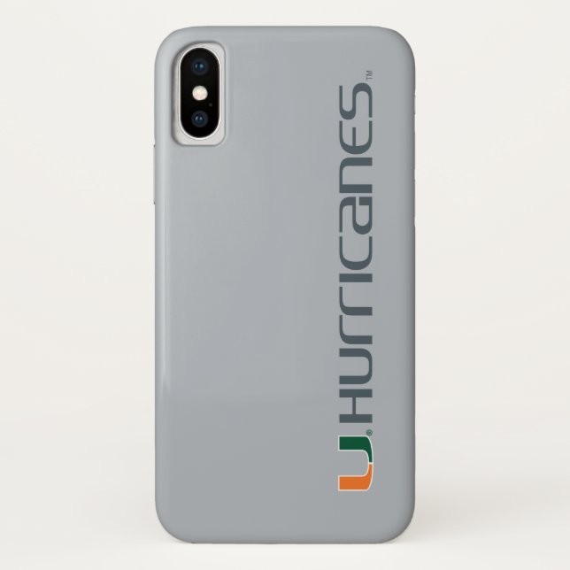 The U Hurricanes Case-Mate iPhone Case (Back)
