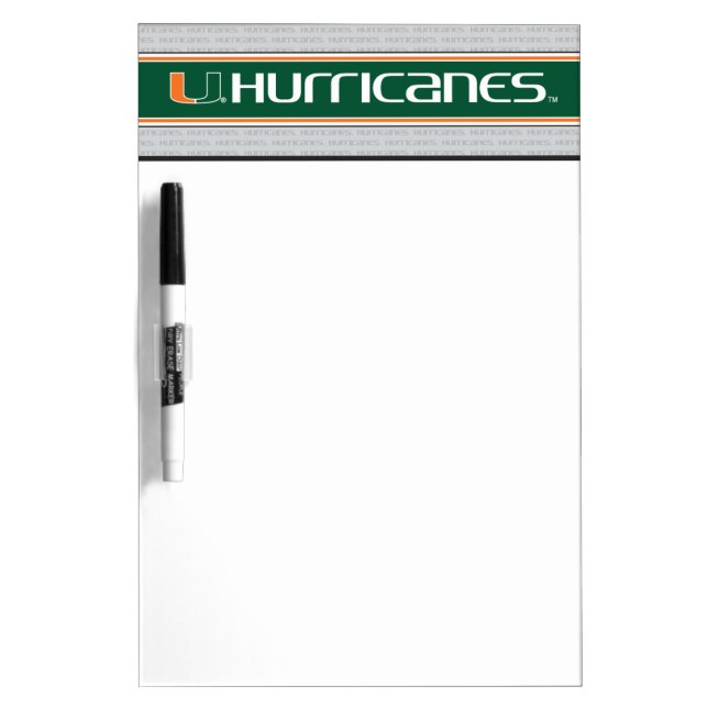 The U Hurricanes Dry-Erase Board (Front)