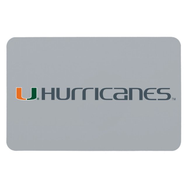 The U Hurricanes Magnet (Horizontal)