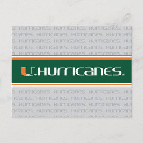 The U Hurricanes Postcard