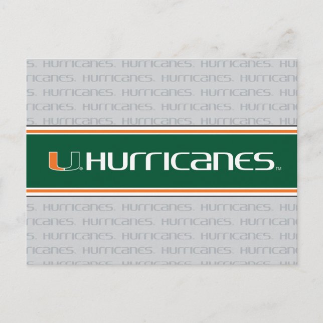 The U Hurricanes Postcard (Front)