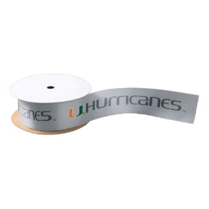 The U Hurricanes Satin Ribbon