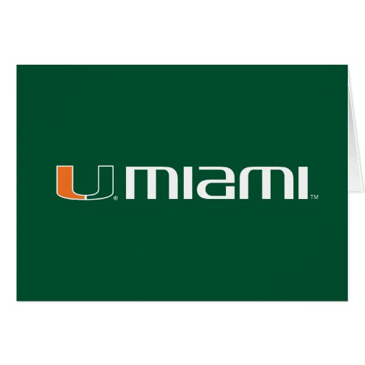 The U Miami Cards (Front Horizontal)