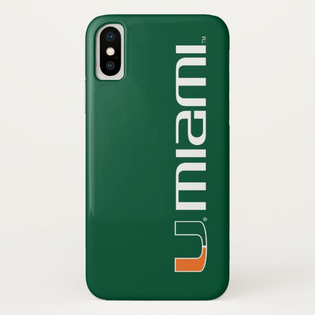 The U Miami Case-Mate iPhone Case (Back)