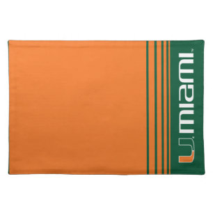 The U Miami Cloth Placemat
