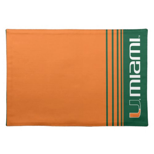 The U Miami Cloth Placemat