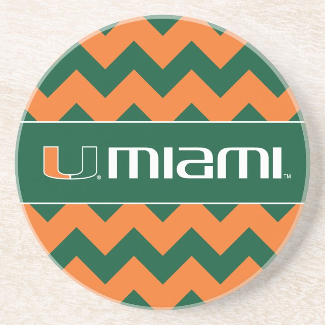 The U Miami Drink Coaster (Front)