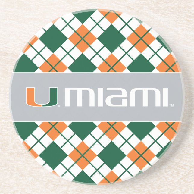 The U Miami Drink Coaster (Front)