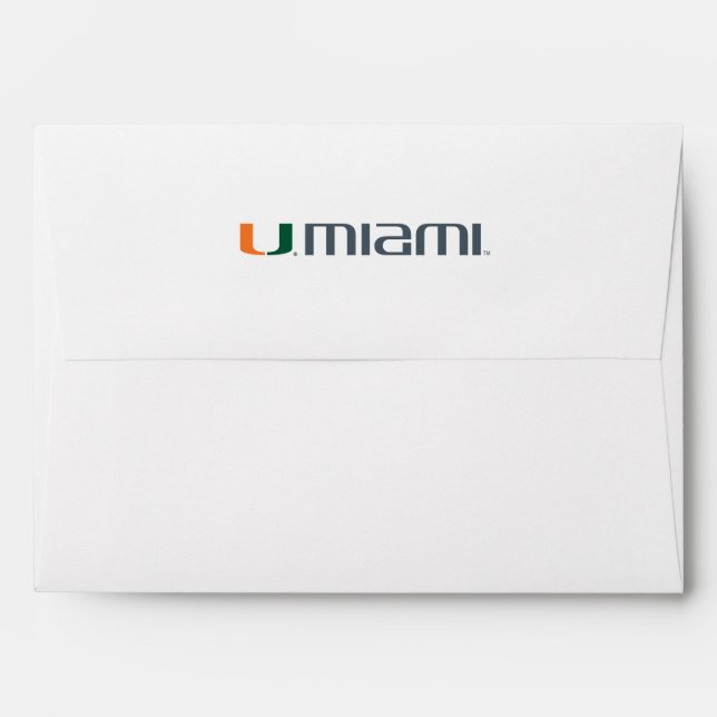 The U Miami Envelope (Back (Top Flap))