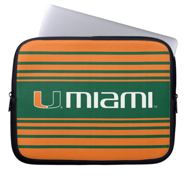 The U Miami Laptop Sleeve (Front)