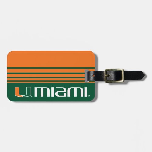 The U Miami Luggage Tag