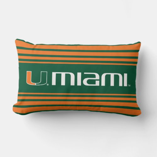 The U Miami Lumbar Pillow