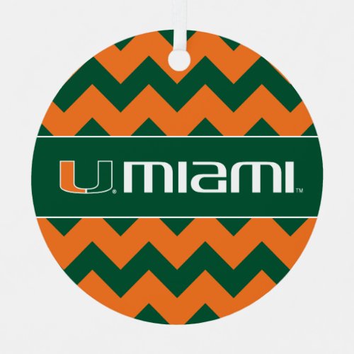 The U Miami Metal Ornament