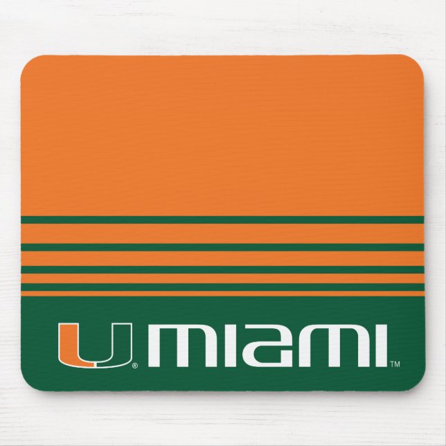 The U Miami Mouse Pad (Front)