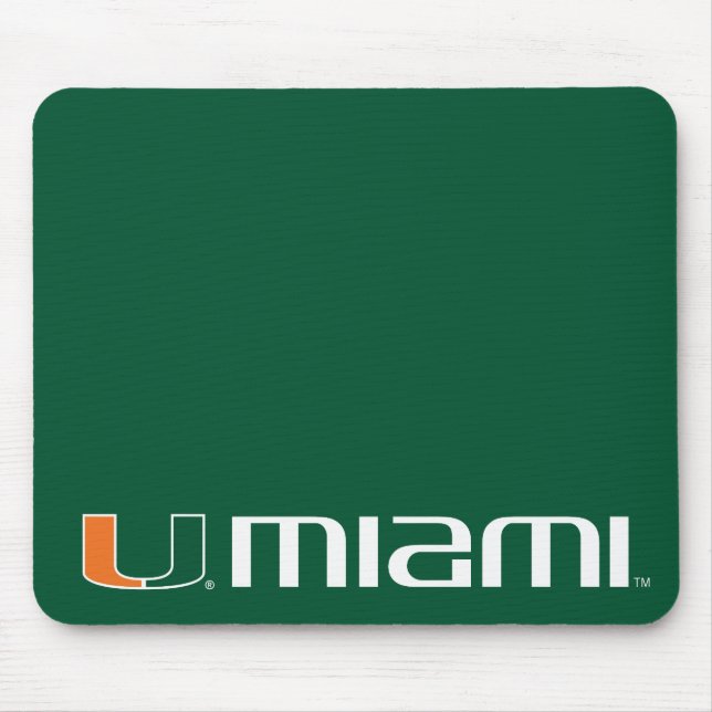 The U Miami Mouse Pad (Front)
