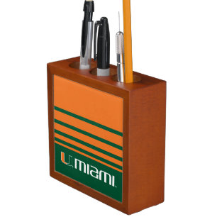 The U Miami Pencil/Pen Holder