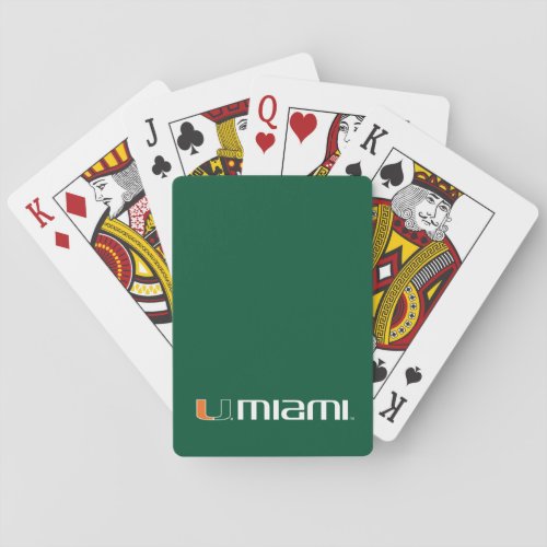 The U Miami Poker Cards
