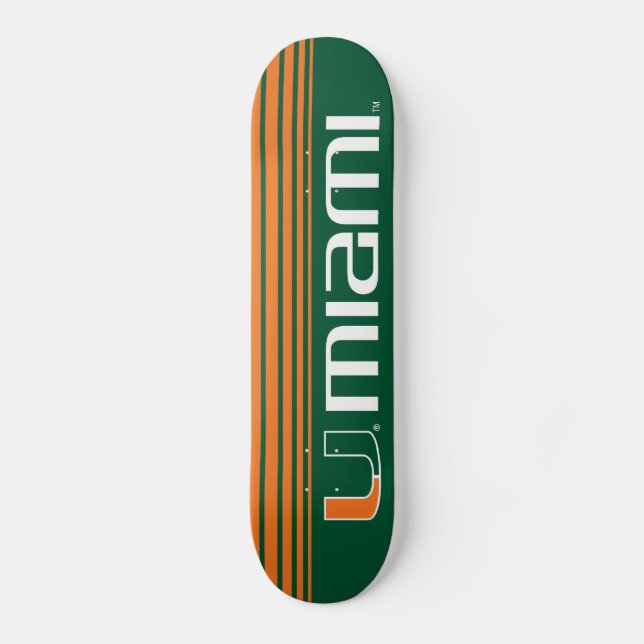 The U Miami Skateboard (Front)