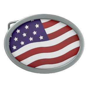 The U.S.A. Flag Belt Buckle