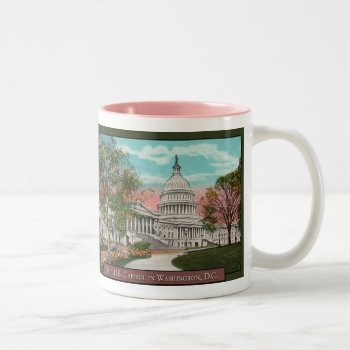 The U.s. Capitol Vintage Coffee Mug by vintageamerican at Zazzle