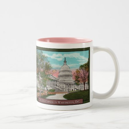 The U.s. Capitol Vintage Coffee Mug