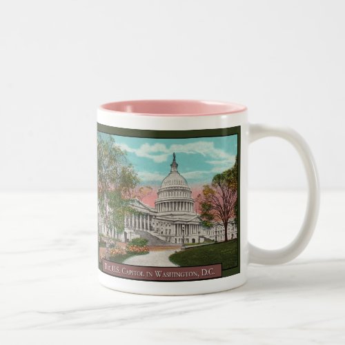 The US Capitol Vintage Coffee Mug
