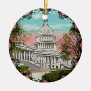 The U.S. Capitol Vintage Ornament