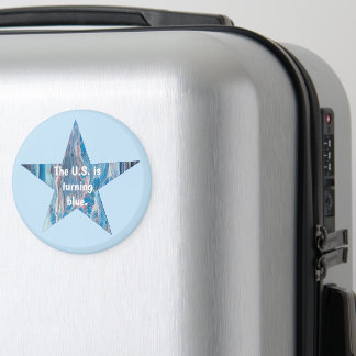 The U.S. is turning blue, abstract star magnets