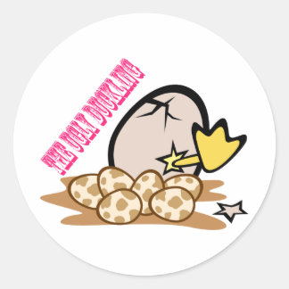 The Ugly Duckling Classic Round Sticker
