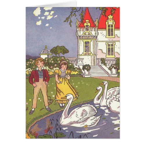 The Ugly Duckling Vintage Fairy Tale by Hauman