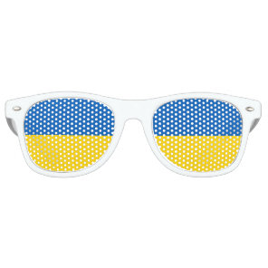 The Ukrainian colour | Flag of Ukraine Retro Sunglasses