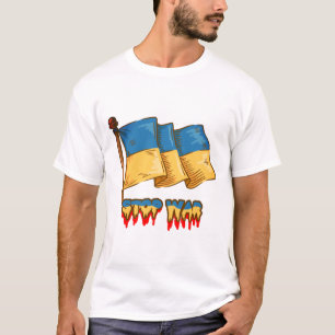 The Ukrainian Flag - Stop the War T-Shirt