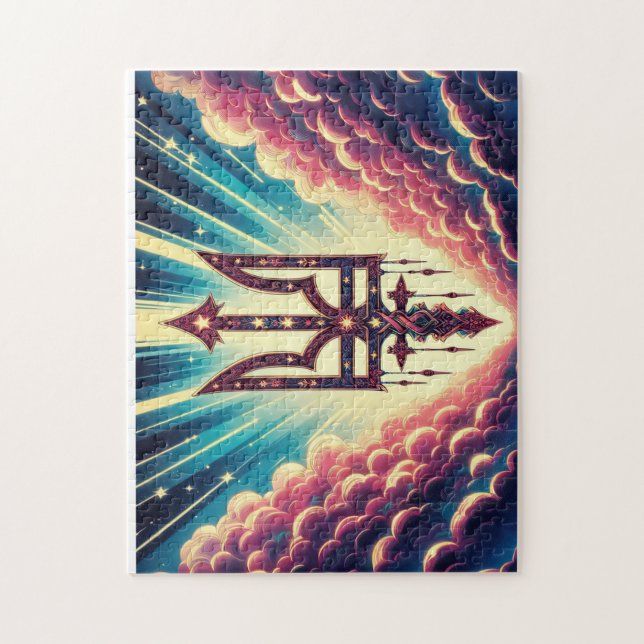 The Ukrainian Trident Jigsaw Puzzle (Vertical)