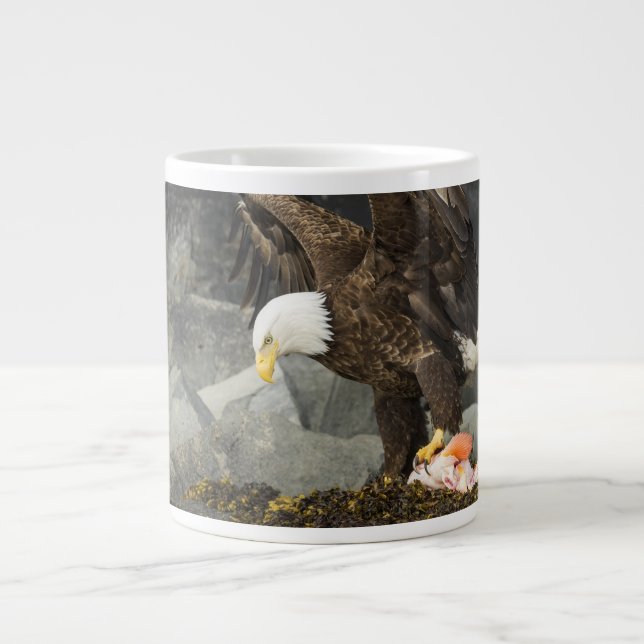 The Ultimate Bald Eagle Giant Coffee Mug (Front)