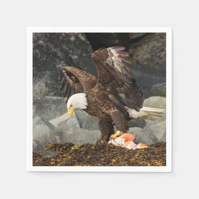 The Ultimate Bald Eagle Paper Napkins (Front)