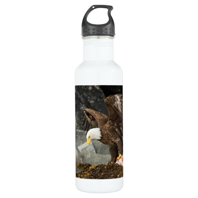 The Ultimate Bald Eagle Stainless Steel Water Bottle (Front)