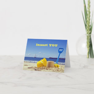 THE ULTIMATE ****BEACH BIRTHDAY CARD**** CARD