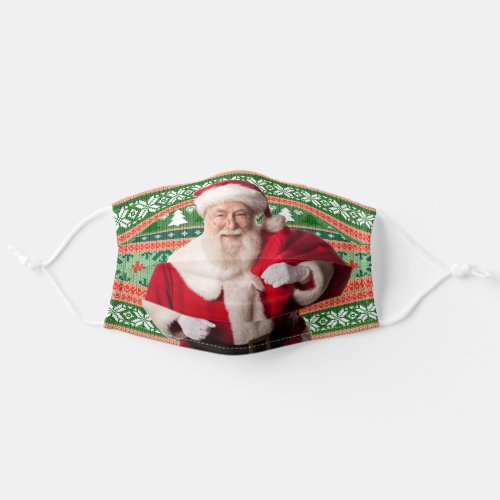 The Ultimate Christmas Party Santa Claus Ho Ho Ho Adult Cloth Face Mask